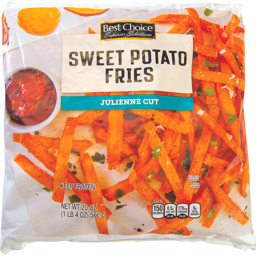 Julienne Cut Sweet Potato Fries, Julienne Cut
