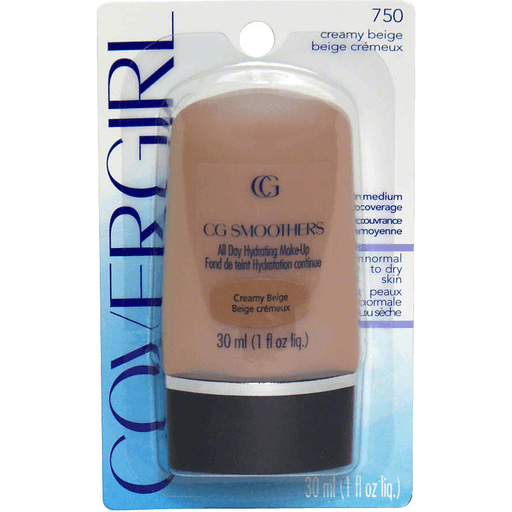 Photo of CoverGirl Smoothers All Day Hydrating Make Up For Normal To Dry Skin, Creamy Beige 750