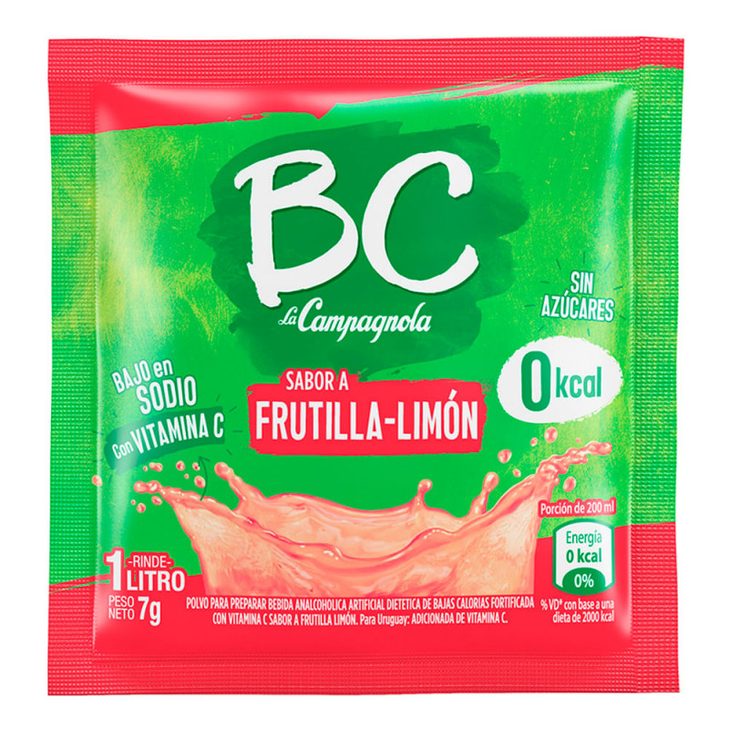 Jugo En Polvo Frutilla-Limon