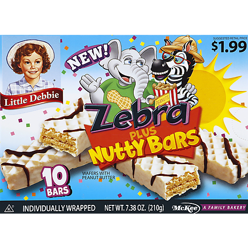 Plus Nutty Bars Wafers with Peanut Butter