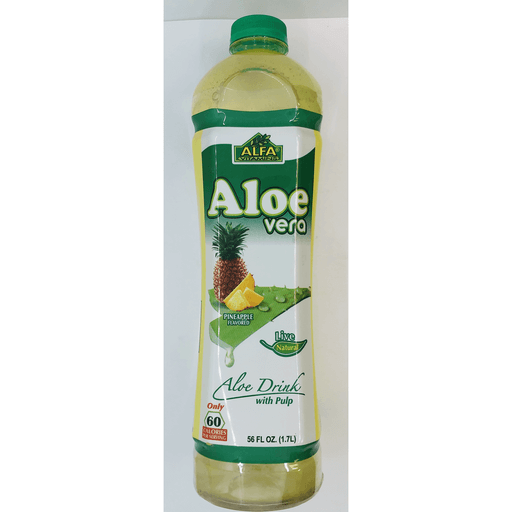 Pineapple Flavored Aloe Drink with Pulp, Pineapple