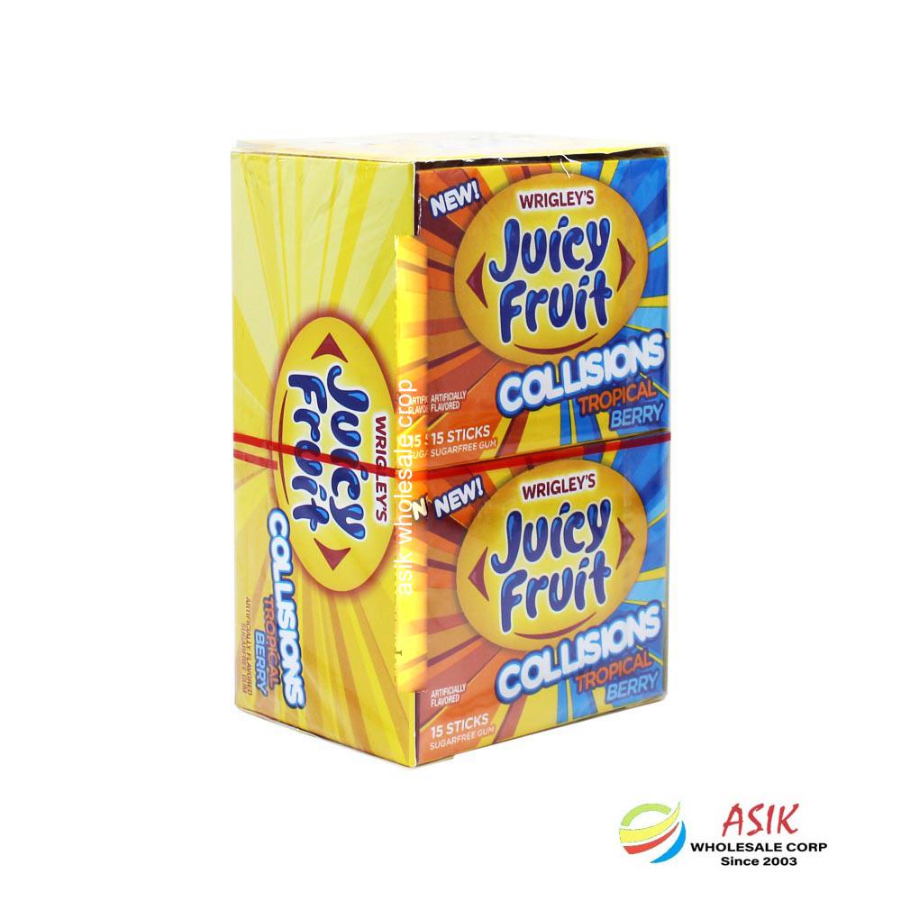 Juicy Fruit Gum Collisions Tropical Berry