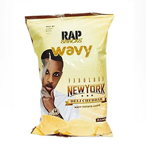 040232520303 Rap Snacks Wavy Fabolous New York Deli Cheddar Potato Chips