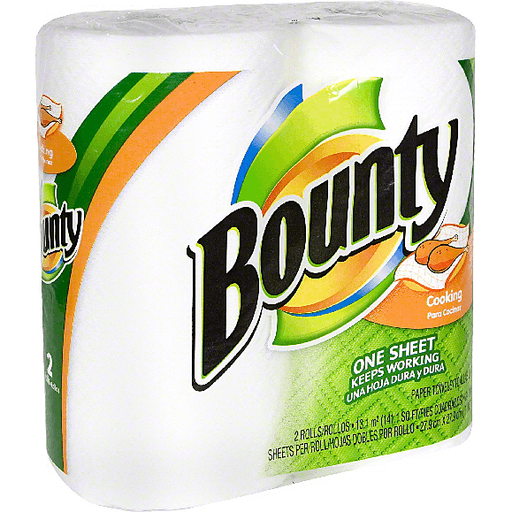 Photo of Bounty Paper Towels, Cooking, Two Ply