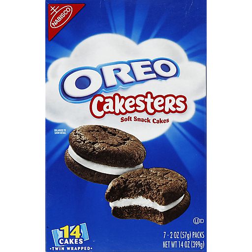 Oreo Nabisco Cakesters Soft Snack Cakes