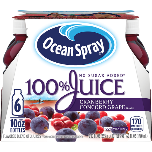 Cranberry Concord Grape Flavored Blend of 3 Juices from Concentrate, Cranberry Concord Grape