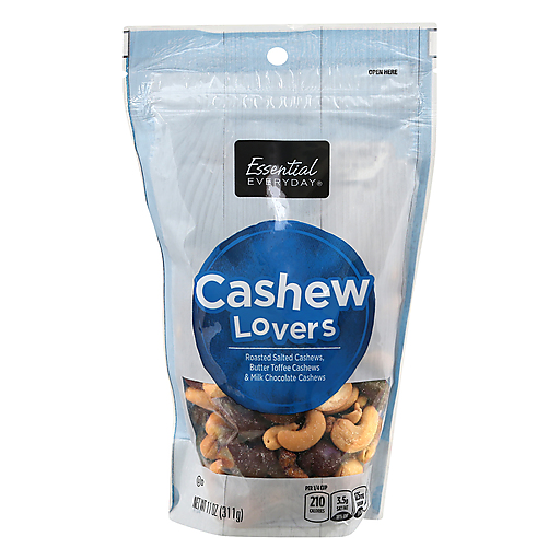 Roasted Salted Cashews, Butter Toffee Cashews & Milk Chocolate Cashews
