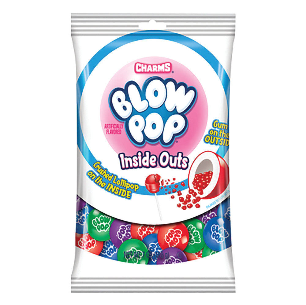 Photo of Charms Blow Pop Gumballs Candy, Inside Outs, 7 Ounce Bag