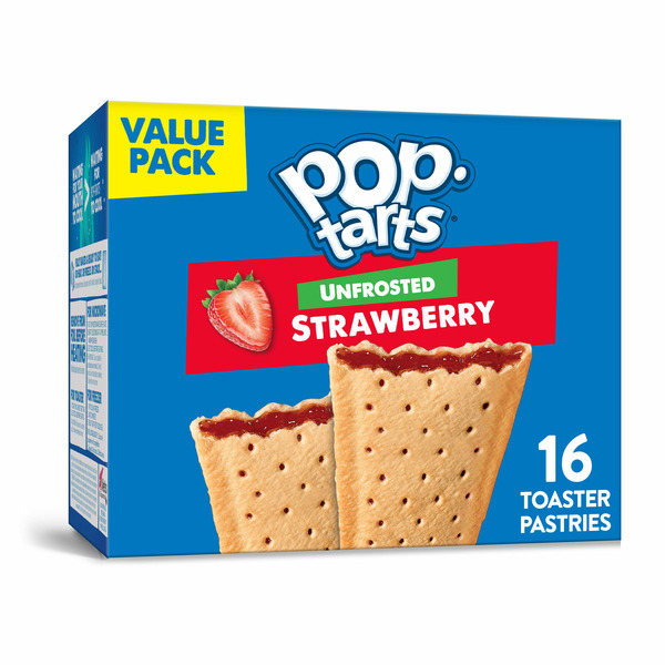 Unfrosted Strawberry Toaster Pastries, Unfrosted Strawberry