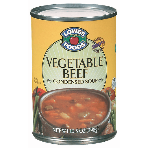 Lowes Foods, Vegetable Beef Condensed Soup