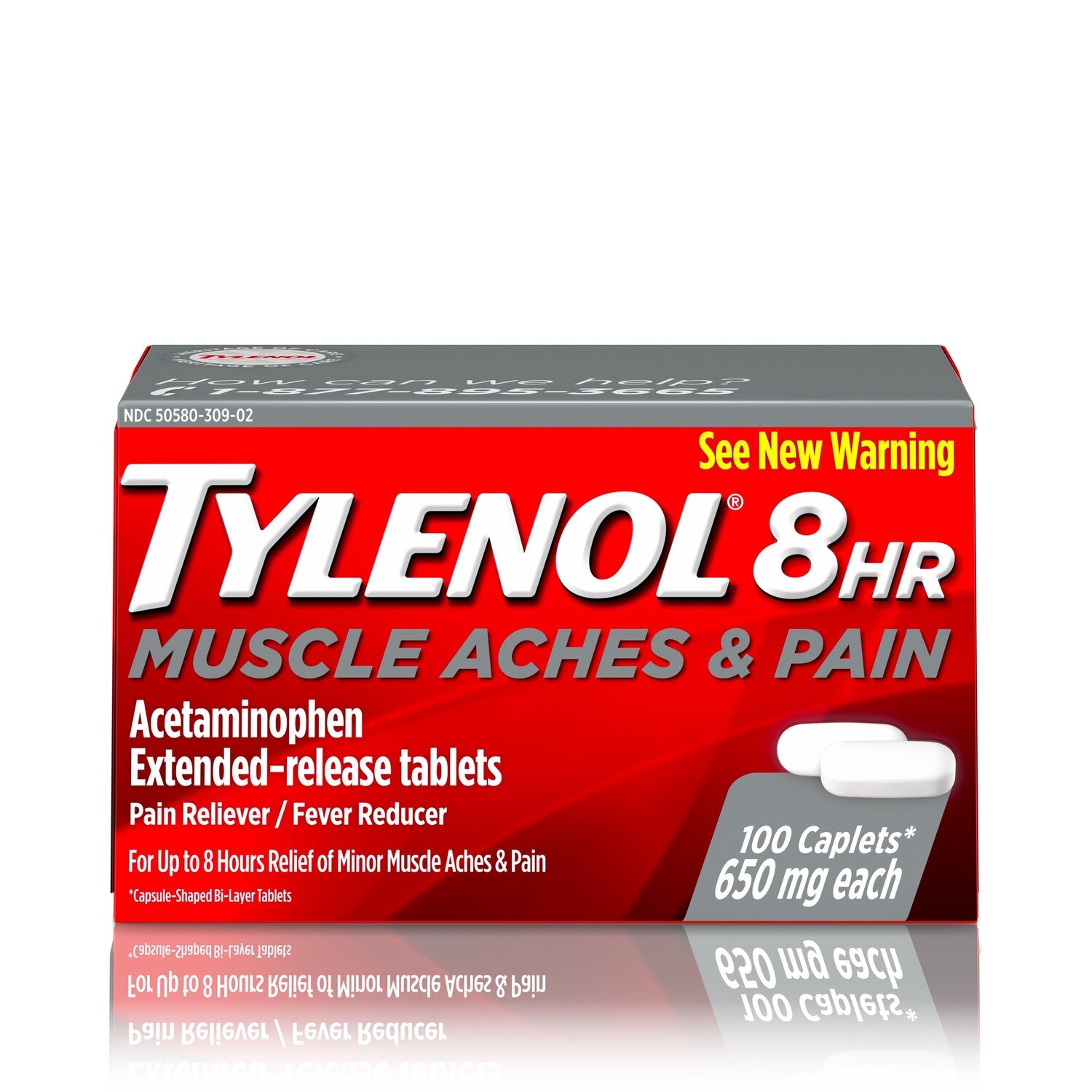 Tylenol - 8Hr Muscle Aches & Pain - 100 Caplets