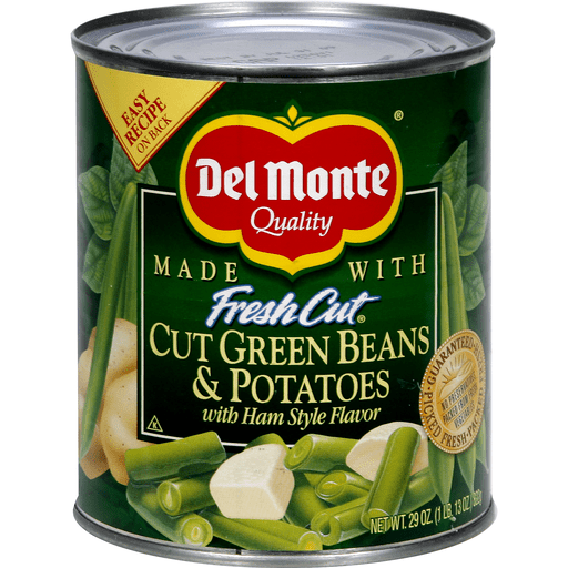 Cut Green Beans & Potatoes, Ham Style