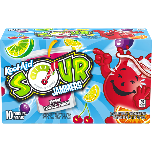 Zappin' Tropical Punch Sour Jammers Drink, Zappin' Tropical Punch