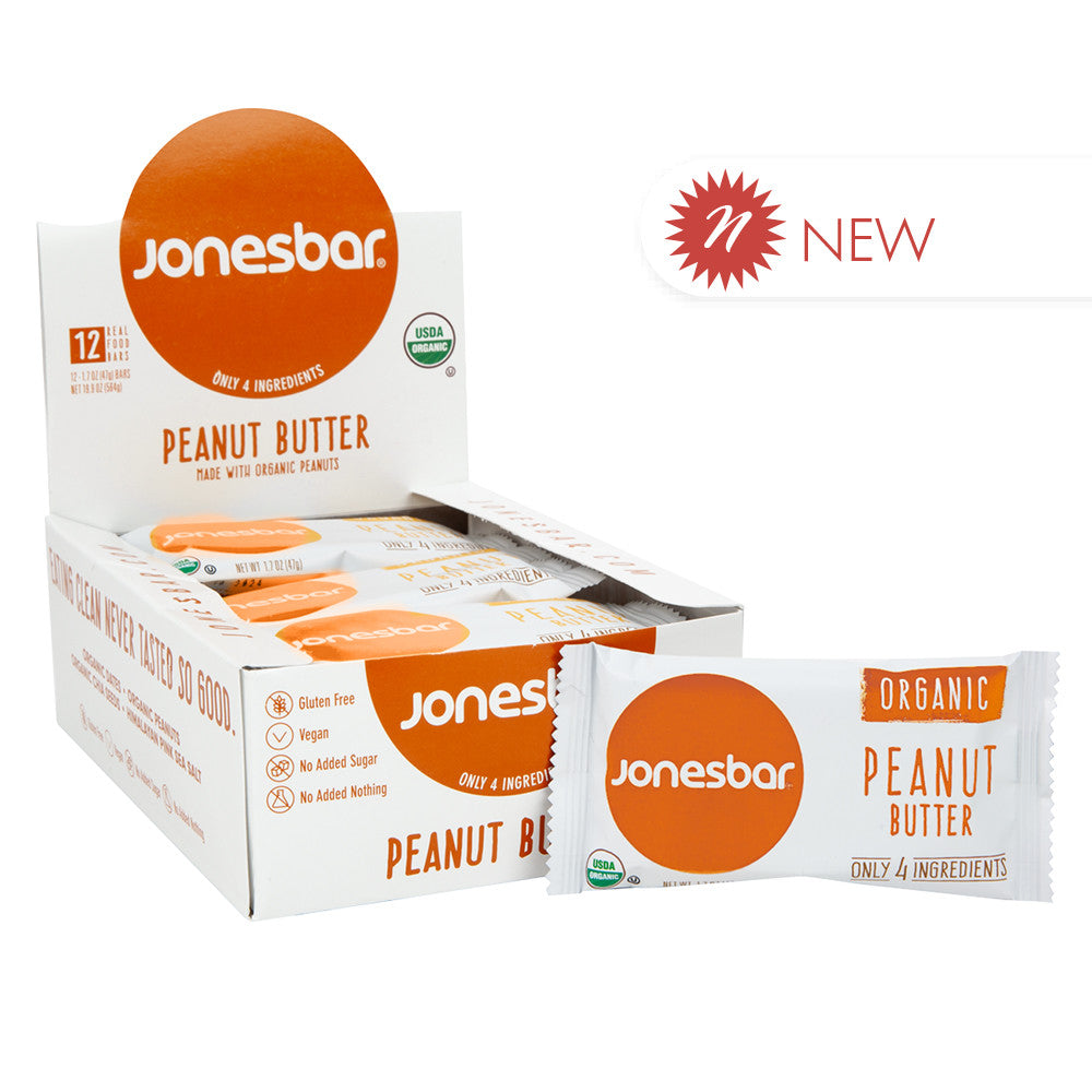 Jonesbar Organic Peanut Butter Bar