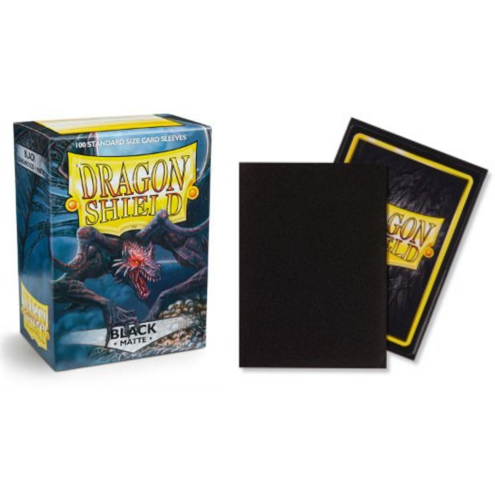 Dragon Shield Black Standard Matte Sleeves