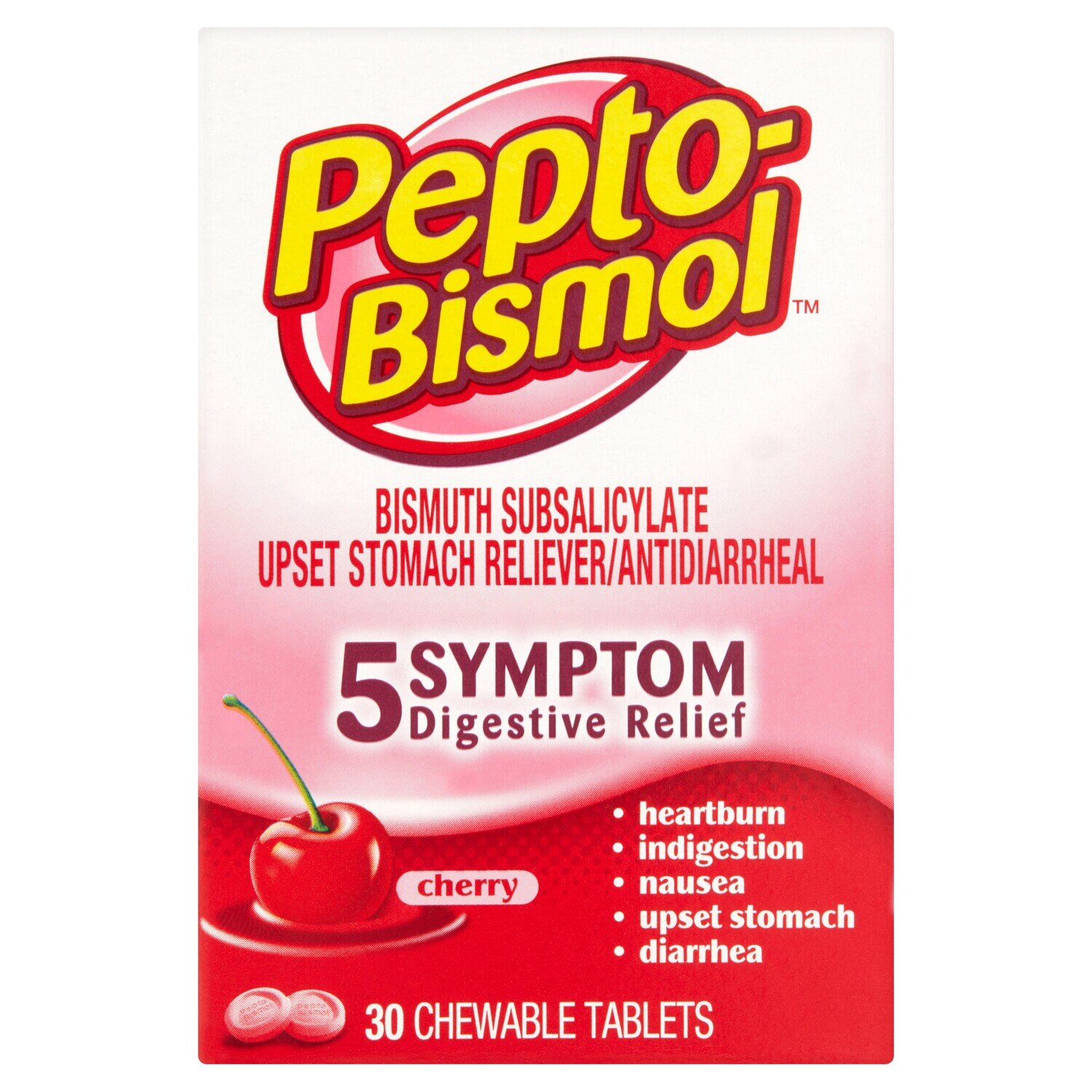 Pepto Bismol - 30 Tabs Cherry