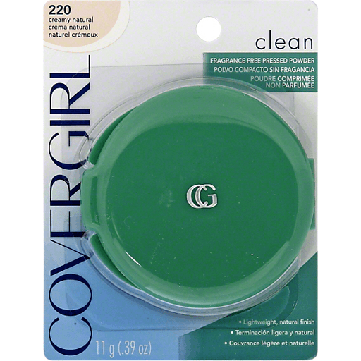 Photo of CoverGirl Clean Pressed Powder, Fragrance Free, Creamy Natural 220