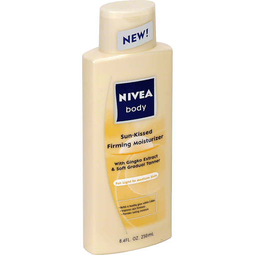 Nivea Body Firming Moisturizer, Sun-Kissed, For Light To Medium Skin