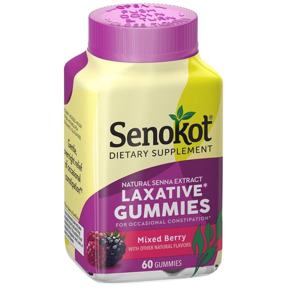 Senokot - Laxative Gummies - Mixed Berry -60 Count