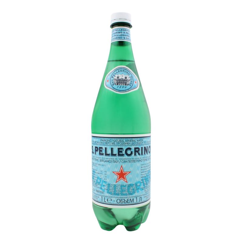 AGUA CON GAS SANPELLEGRINO PET 1 L