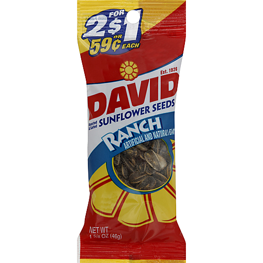 David, Sunflower Seeds, Ranch, David, Sunflower Seeds, Ranch