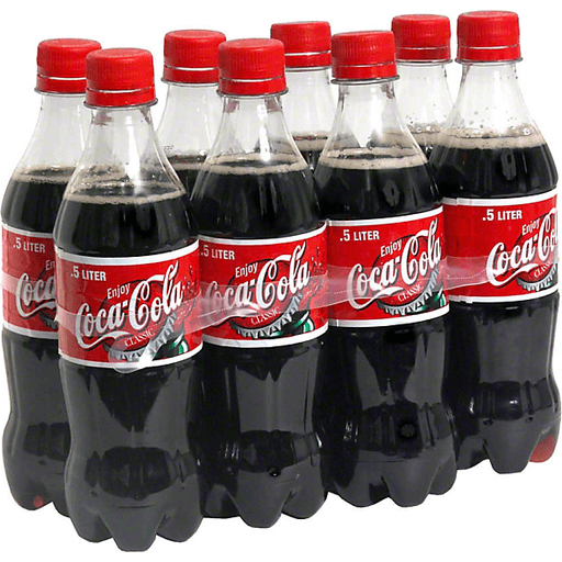 Coca-Cola Bottles, 16.9 Fl Oz, 8 Pack