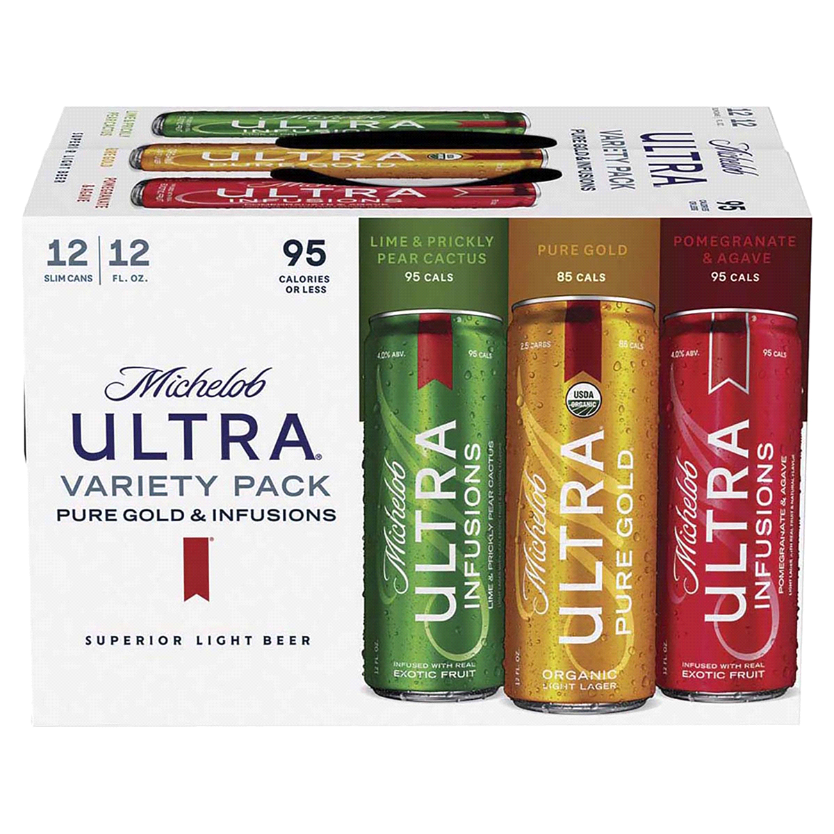 Photo of Michelob Ultra Hard Seltzer, Organic, Signature Collection