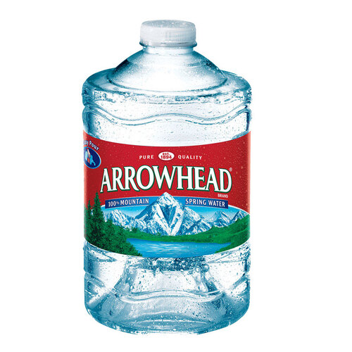 Photo of Arrowhead Brand 100% Mountain Spring Water, 101.4-ounce Plastic Jugs