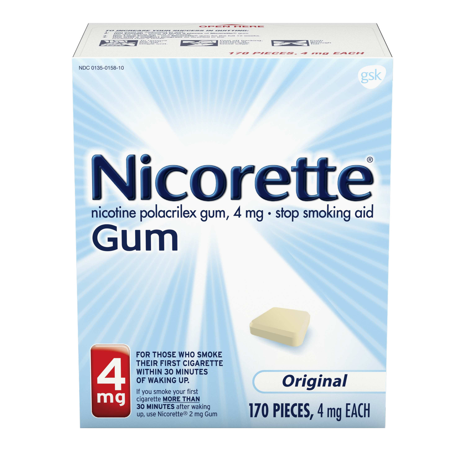 Nicorette - Orig 4Mg/170 Ct