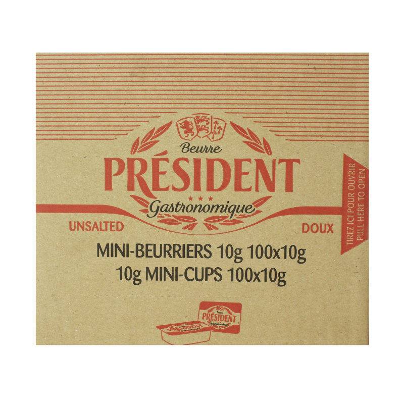 MANTEQUILLA PRESIDENT TARRINA 10 GR