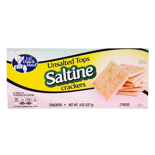 Lil' Dutch Maid, Unsalted Tops Saltine Crackers