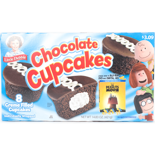 Photo of Little Debbie Cupcakes, Chocolate, Creme Filled