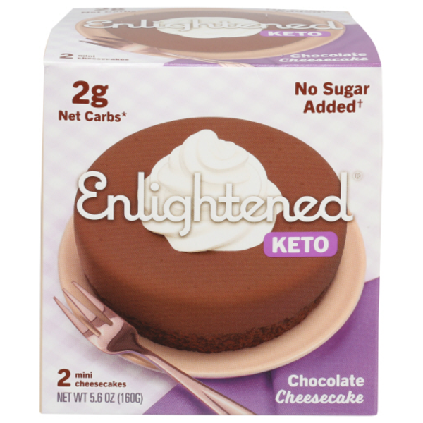 Chocolate Keto Mini Cheesecakes, Chocolate