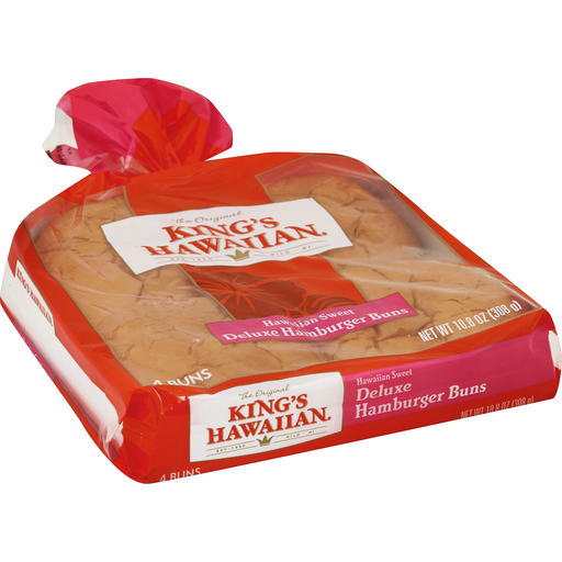 Photo of King's Hawaiian Sweet Deluxe Hamburger Buns 8 Ct Bag