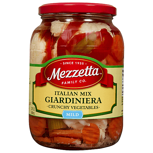 Mild Italian Mix Giardiniera Crunchy Vegetables, Mild Italian Mix