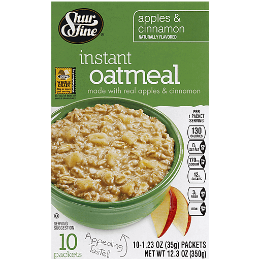 Instant Oatmeal, Apple & Cinnamon