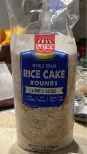 Lightly Salted Whole Grain Rice Cake Rounds, Lightly Salted