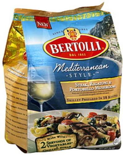Bertolli, Mediterranean Style Meal for 2, Steak, Rigatoni & Portobello Mushrooms