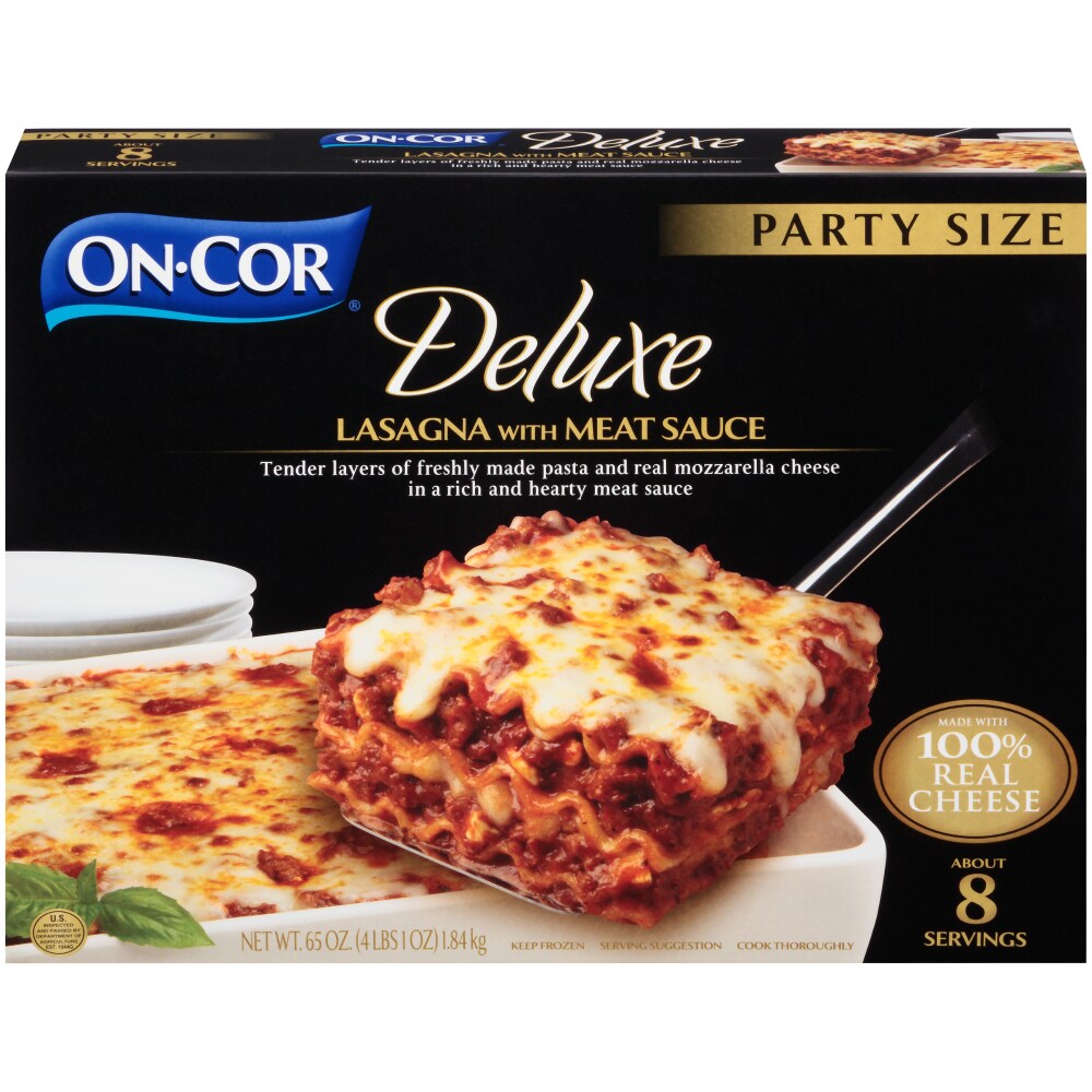Lasagna with Meat Sauce Tender Layers of Freshly Made Pasta and Real Mozzarella Cheese in a Rich