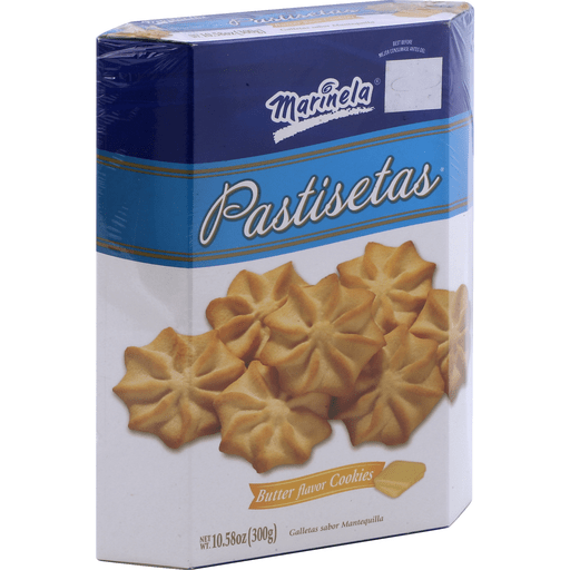Marinela Pastisetas Cookies, Butter Flavor