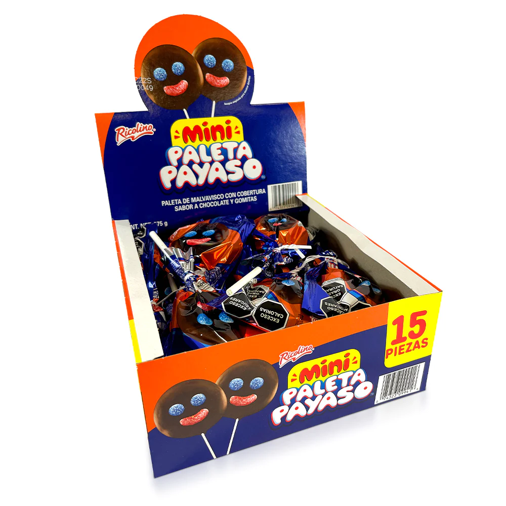 Ricolino Mini Paleta Payaso