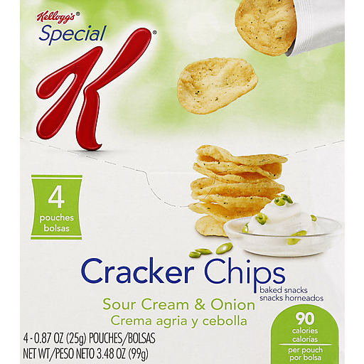 Sour Cream and Onion Cracker Chips, Sour Cream and Onion