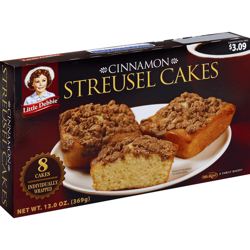 Cinnamon Streusel Cakes