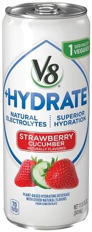 Photo of V8 Hydrate Strawberry Cucumber Plant Based Hydrating Beverage