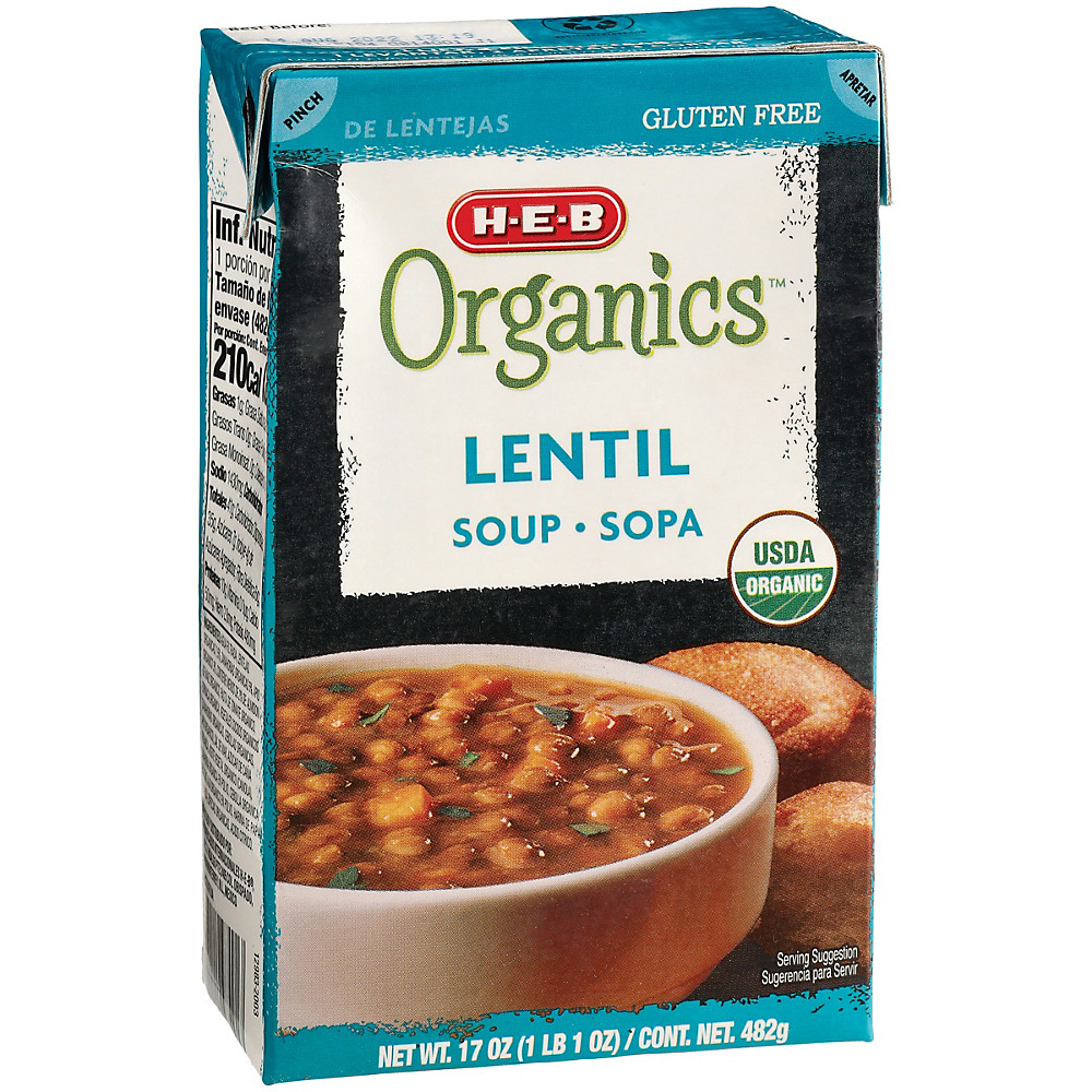 H-E-B, Organics, Lentil Soup