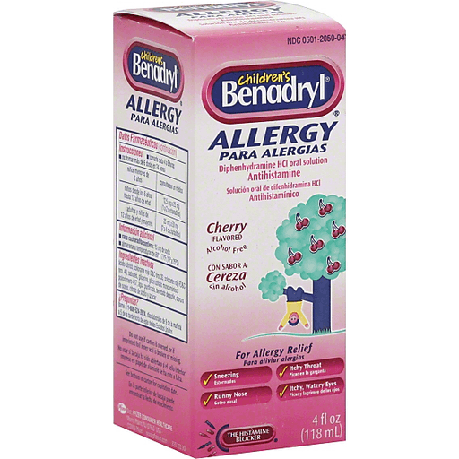 Benadryl Children’s Allergy, Cherry Flavored