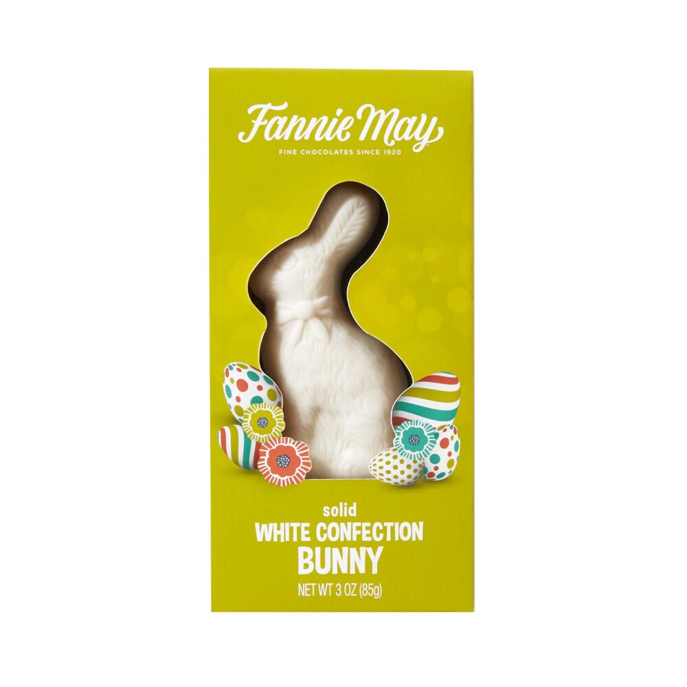 White Confection Solid Bunny, White Confection