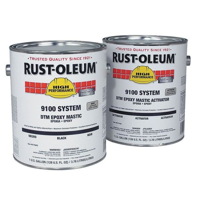 Rust-oleum Paint And Activator, White, Epoxy
