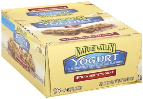 Nature Valley Chewy, Strawberry Yogurt Granola Bars