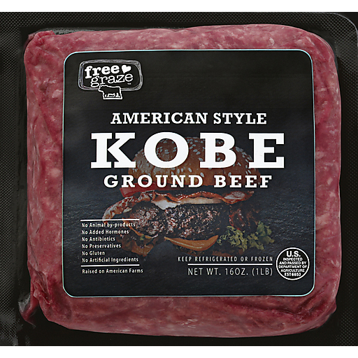 Photo of Free Graze Ground Beef, Kobe, American Style